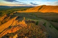 meeting the dawn on the Nurali Ridge in the Southern Urals