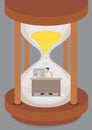 Meeting Deadline at Work Creative Vector Illustration