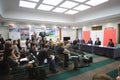 Meeting on Exhibition Forum Matidzukuri: a new generation of smart city Royalty Free Stock Photo