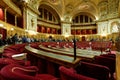 Meeting hall in the Luxembourg palace, Paris, France Royalty Free Stock Photo