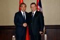 Meeting of the minister of foreign affairs of China Wang Yi and minister of foreign affairs of Republic of Serbia Ivica Dacic