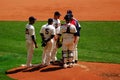 A meeting on the mound Royalty Free Stock Photo