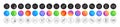 Meeting, Report document and Technical algorithm line icons. For web app, printing. Round icon buttons. Vector