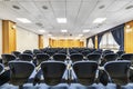 Meeting room of a company and auditorium full of blue Royalty Free Stock Photo