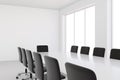 Meeting room or conference room in office building - 3D Rendering Royalty Free Stock Photo