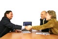 Meeting success hand shake