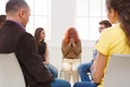 Meeting of support group, therapy session Royalty Free Stock Photo