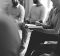 Meeting Table Networking Sharing Concept Royalty Free Stock Photo