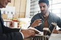 Meeting up for a progress report. a mature manager having a meeting with one of his colleagues at a table in the office. Royalty Free Stock Photo