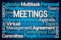 Meetings Word Cloud