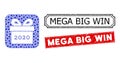 Mega Big Win Distress Seals and Virus Stencil Mosaic 2020 Gift