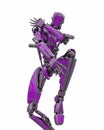 Mega drone soldier robot dancing