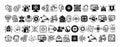 Mega icon collection of Smart home, Ai Assistants, Automation, Quantum processors icon set collection vector design.