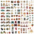 Mega icon set 124 hundred espeac Royalty Free Stock Photo