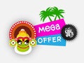 Mega Offer Sale for Onam Festival celebration.