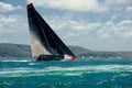 Mega sailing yacht. Sailing. Luxury yacht. Royalty Free Stock Photo