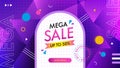 Ega sale background with discount Free Vector