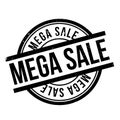 Mega Sale rubber stamp Royalty Free Stock Photo