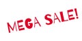 Mega Sale rubber stamp Royalty Free Stock Photo