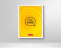 Mega Sale. Special offer price sign. Vector