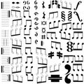 mega set of absolutely all musical symbols