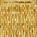 Mega set consisting of collection 256 golden gradients. EPS 10