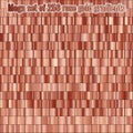 Mega set consisting of collection 256 rose gold foil gradients. Metallic texture. Shiny background. EPS 10 Royalty Free Stock Photo