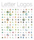 Mega set of various letter logos