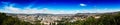 Mega wide panorama of Oslo city background Royalty Free Stock Photo