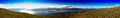 Mega wide panorama of Tromso city background Royalty Free Stock Photo
