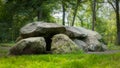 Megalith in the forest of Drenthe