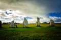 The megalithic alignments of Lagatjar, Camaret sur mer, Brittany, France