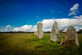 The megalithic alignments of Lagatjar, Camaret sur mer, Brittany, France