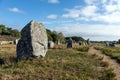 Megalithic site of Carnac Royalty Free Stock Photo