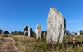 Megalithic site of Carnac Royalty Free Stock Photo