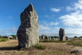 Megalithic site of Carnac Royalty Free Stock Photo