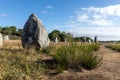 Megalithic site of Carnac Royalty Free Stock Photo