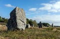 Megalithic site of Carnac Royalty Free Stock Photo