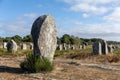 Megalithic site of Carnac Royalty Free Stock Photo