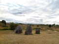 Megalithic stone jars, the Plain of Jars, Phonsavan, Laos Dec 2015