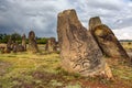 Megalithic Tiya stone pillars, Addis Ababa, Ethiopia Royalty Free Stock Photo