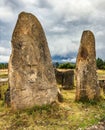 Megalithic Tiya stone pillars near Addis Abbaba, Ethiopia Royalty Free Stock Photo