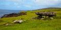 Megalithic tomb at Cleggan bay