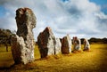 Prehistoric menhirs in French territory