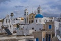 Megalochori village, Greece Royalty Free Stock Photo