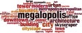 Megalopolis word cloud