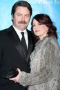 Megan Mullally, Nick Offerman Royalty Free Stock Photo