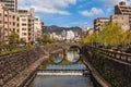 Meganebashi or Spectacles Bridge, megane bridge, in nagasaki Royalty Free Stock Photo