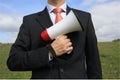 Megaphone Royalty Free Stock Photo