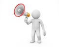 Megaphone Royalty Free Stock Photo